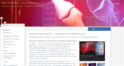 Desktop Screenshot of modernegesundheit.com